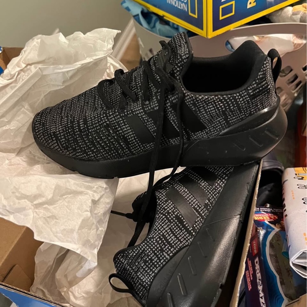 Nike kids Black and Gray Sneakers